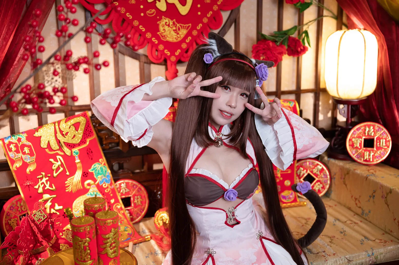 兽耳娘, 巧克力cos, 猫娘乐园, 丝袜, 中式新年 - 第2张