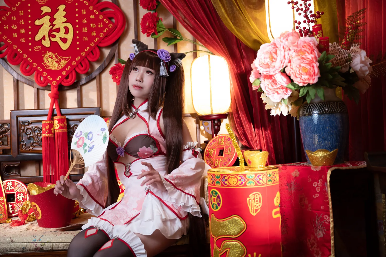 兽耳娘, 巧克力cos, 猫娘乐园, 丝袜, 中式新年 - 第7张