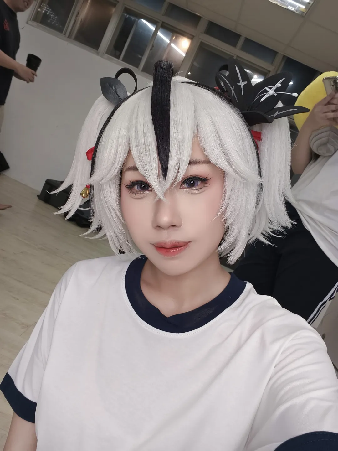 鸣潮, 鸣潮cosplay, 黑丝穿搭, 椿cos, cos日常 - 第2张