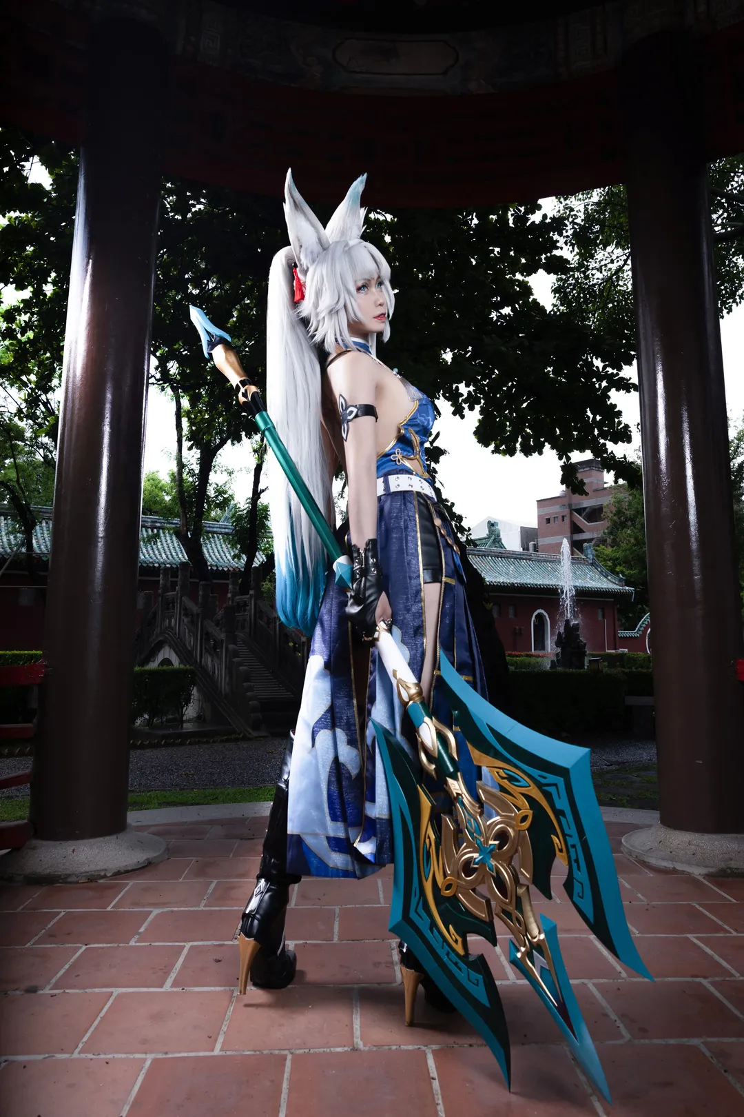 崩壊：スターレイル, ヒショウ コスプレ, コスプレ撮影, 獣耳, 武器小道具 - 1枚目