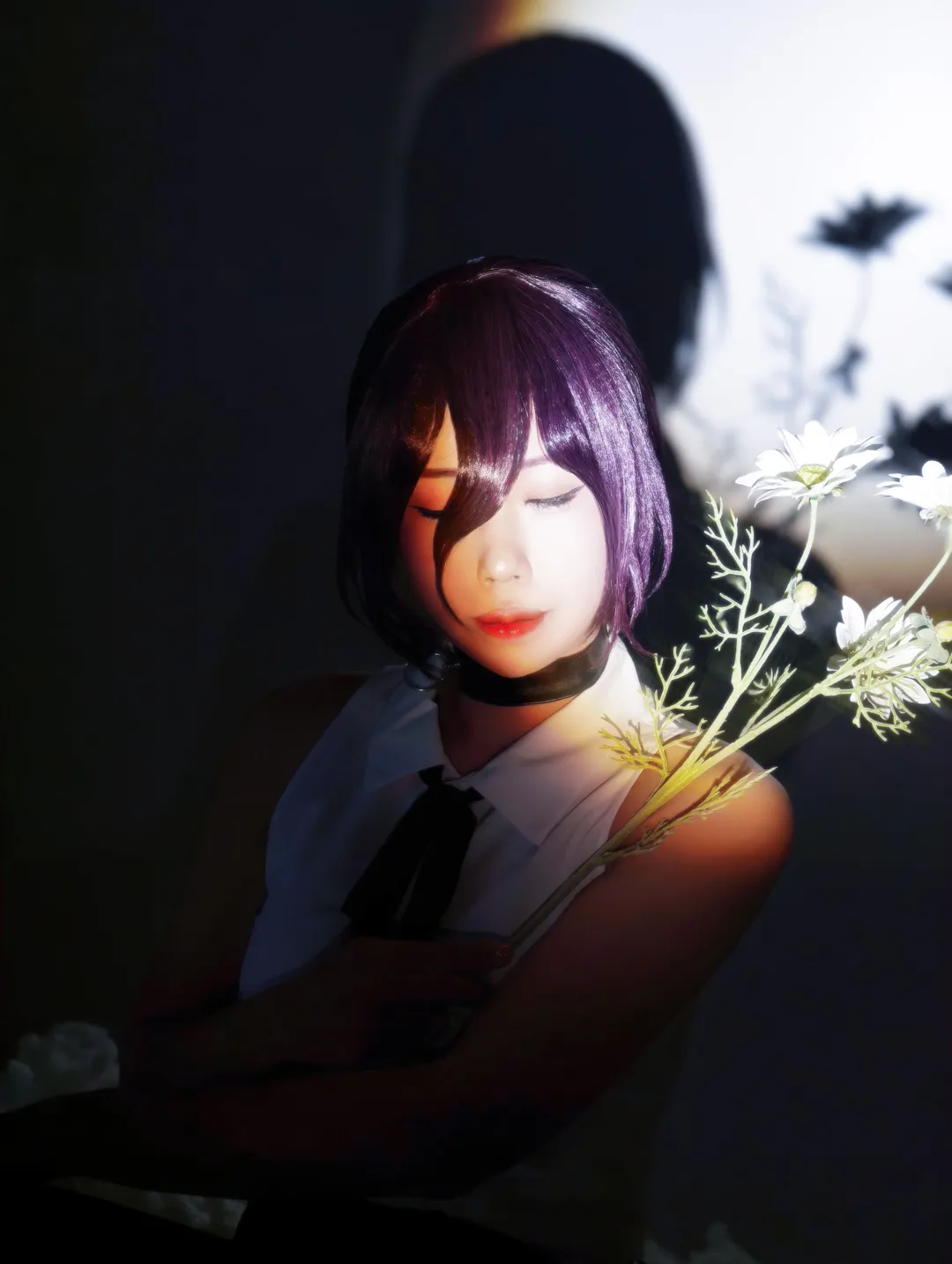 黑丝, 光影摄影, 链锯人, 蕾洁cos, 意境写真 - 第11张