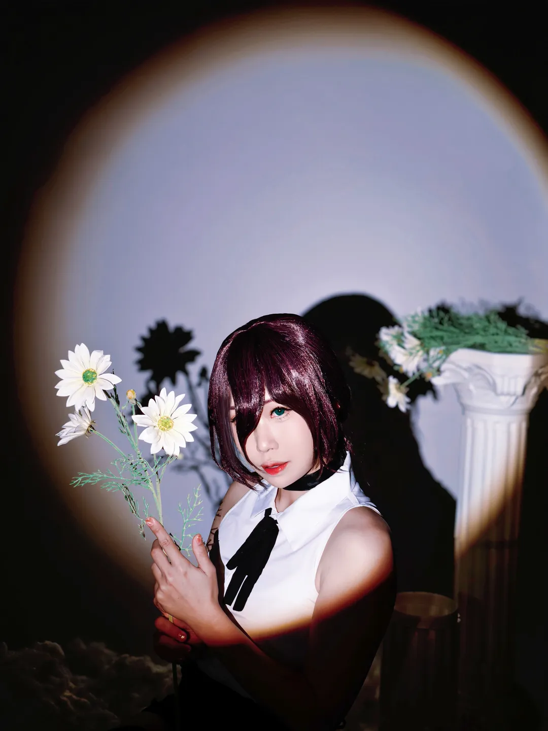黑丝, 光影摄影, 链锯人, 蕾洁cos, 意境写真 - 第3张