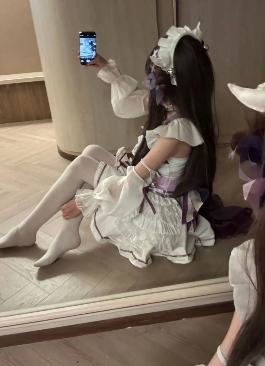 ロールプレイ, メイド服, アズールレーン コスプレ, アニメイベントの日常, 白ニーソコーデ - 2枚目