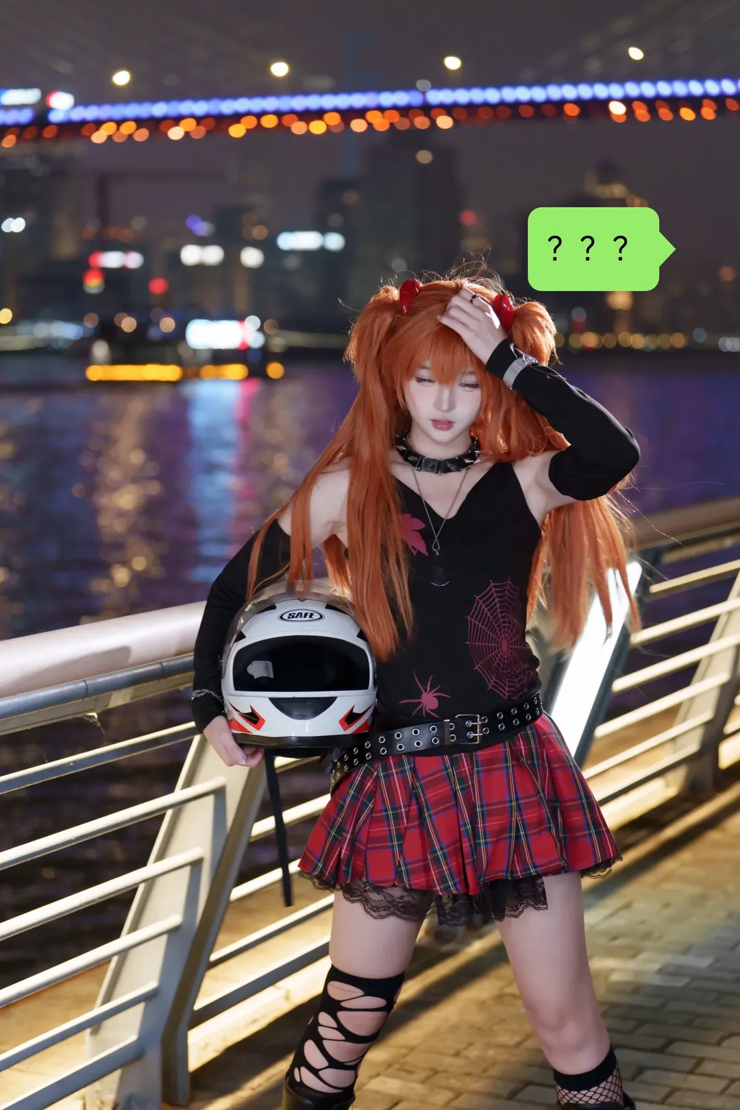 新世纪福音战士, cosplay日常, 夜景摄影, 惣流·明日香·兰格雷cos, 朋克乐队cos - 第3张