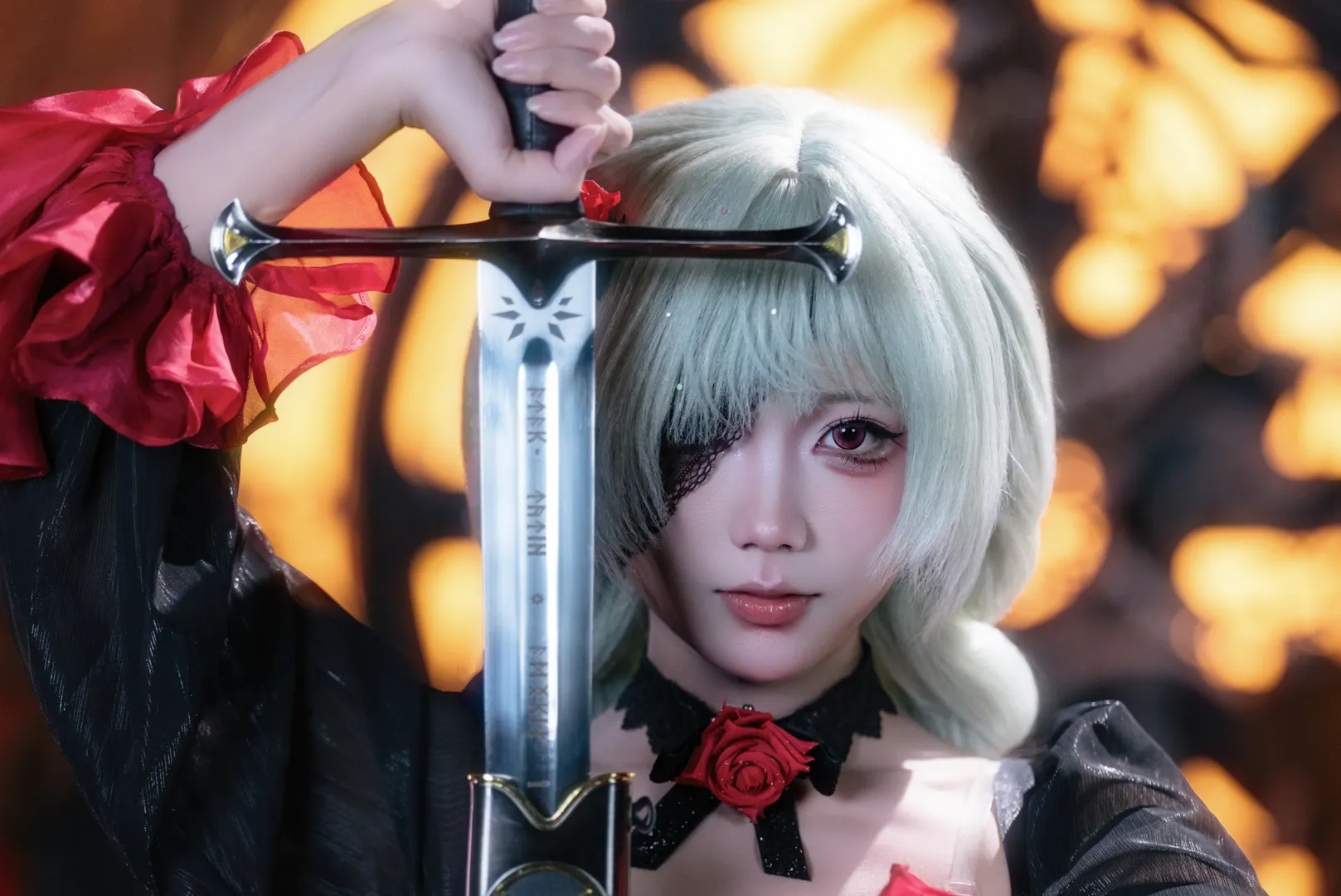 鸣潮, cosplay, 二次元摄影, 哥特风, 弗洛洛cos - 第2张