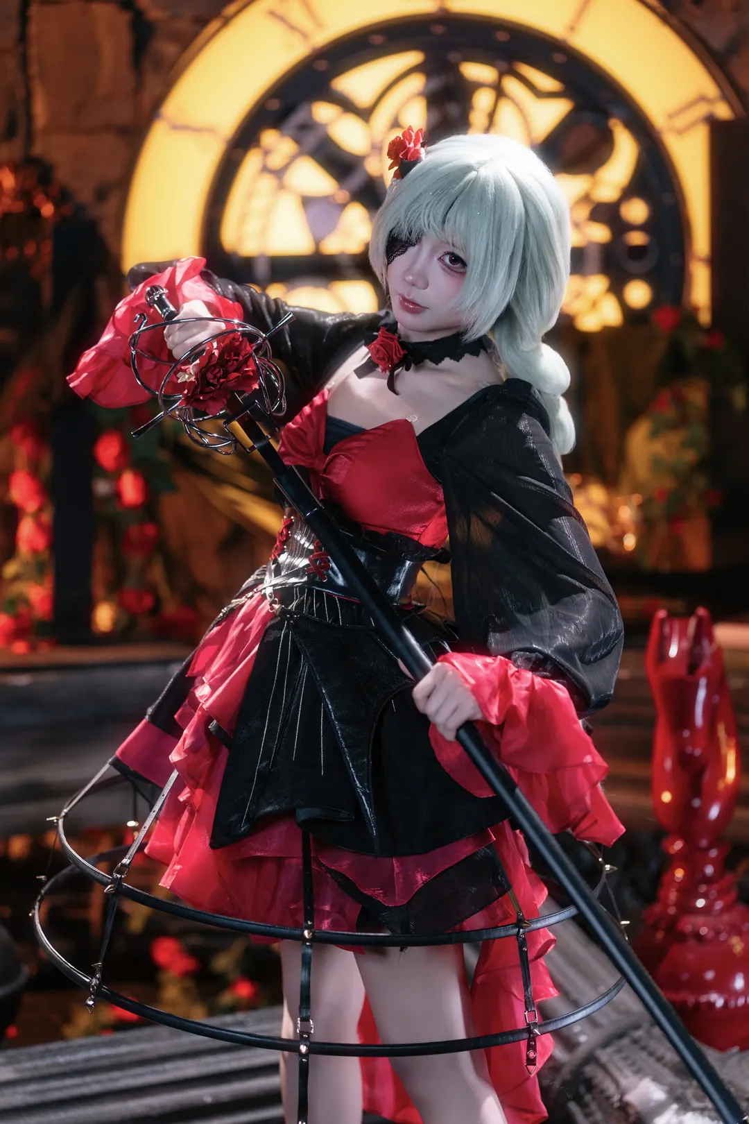 鸣潮, cosplay, 二次元摄影, 哥特风, 弗洛洛cos - 第5张