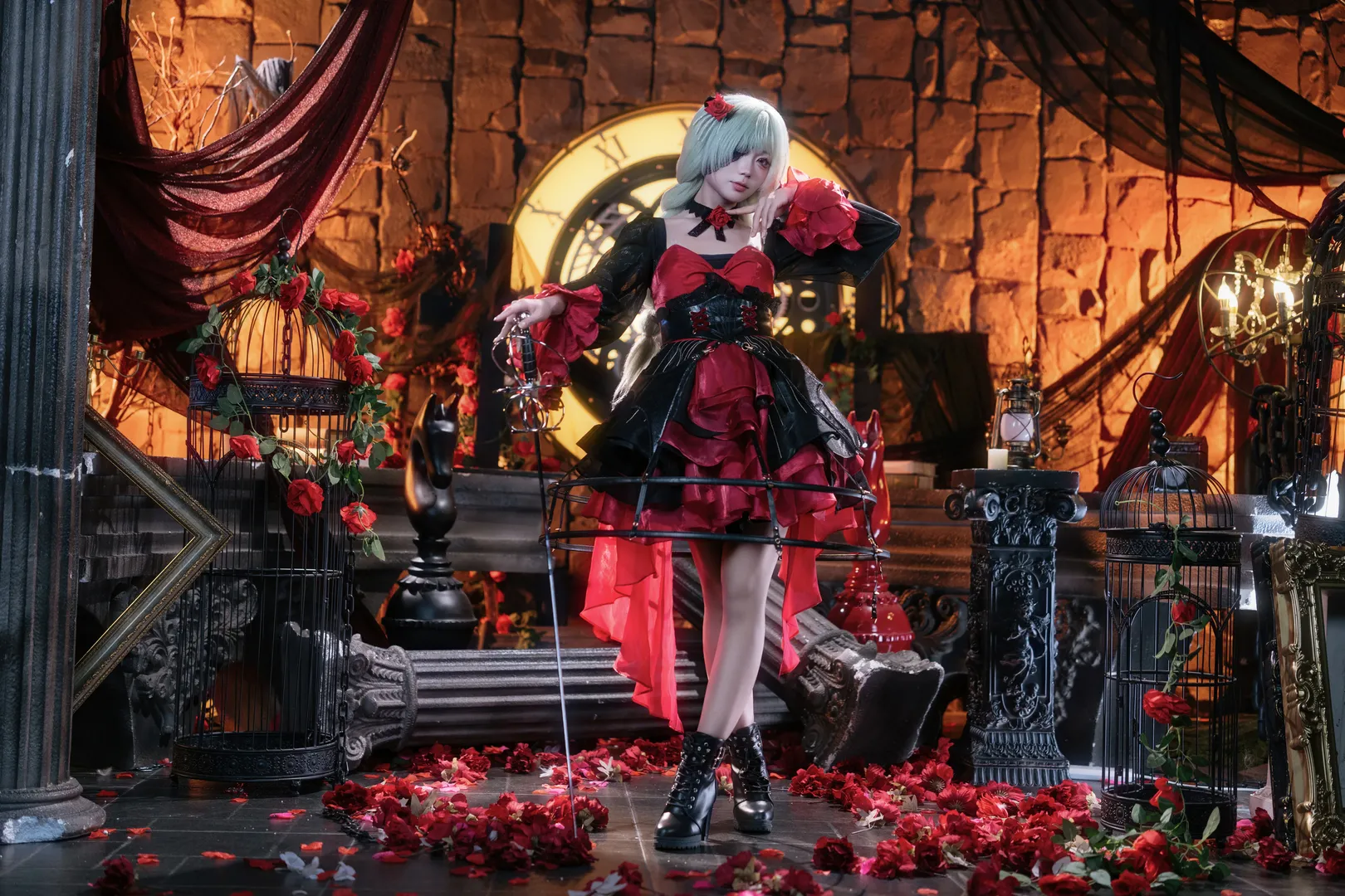 鸣潮, cosplay, 二次元摄影, 哥特风, 弗洛洛cos - 第7张