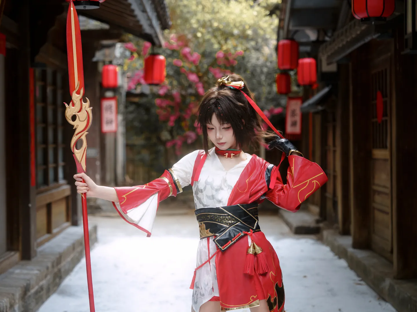 王者荣耀, 二次元cosplay, 外景摄影, 云缨cos, 古风女侠 - 第2张