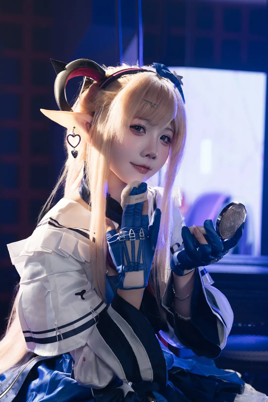 明日方舟终末地, cosplay摄影, 黑丝cos, 梨落cos, 舞台小偶像 - 第2张