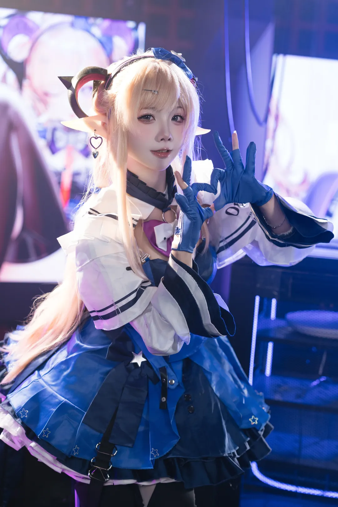 明日方舟终末地, cosplay摄影, 黑丝cos, 梨落cos, 舞台小偶像 - 第4张