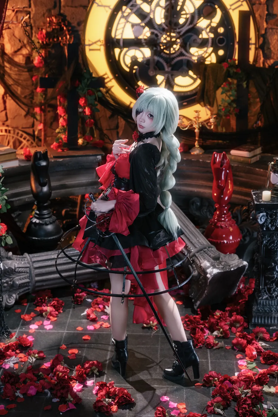 鸣潮, 二次元, 弗洛洛cos, cosplay摄影, 哥特风cos - 第2张