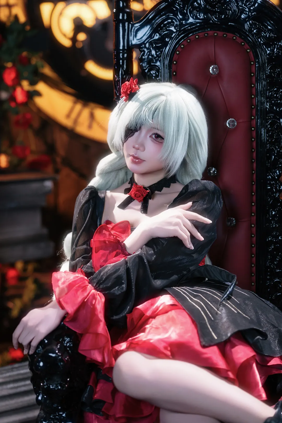 鸣潮, 二次元, 弗洛洛cos, cosplay摄影, 哥特风cos - 第6张