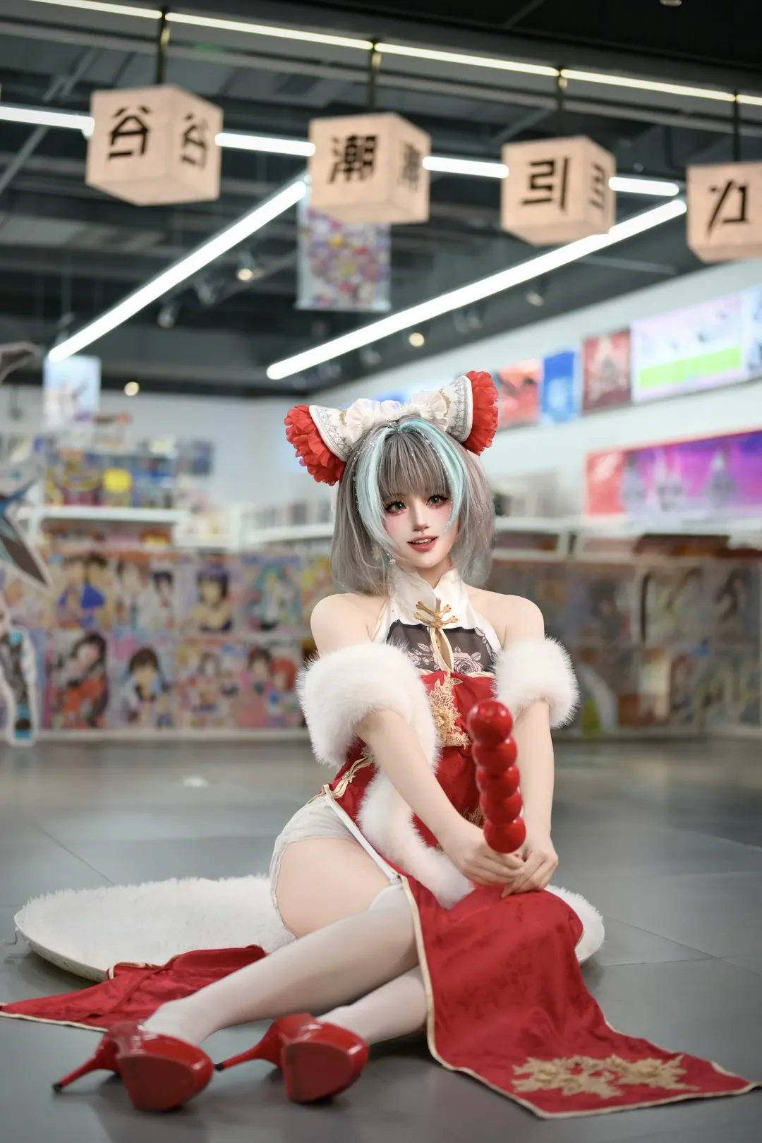 コスプレ, チェシャー コスプレ, アズールレーン, イベント写真, 新春チャイナドレス - 2枚目