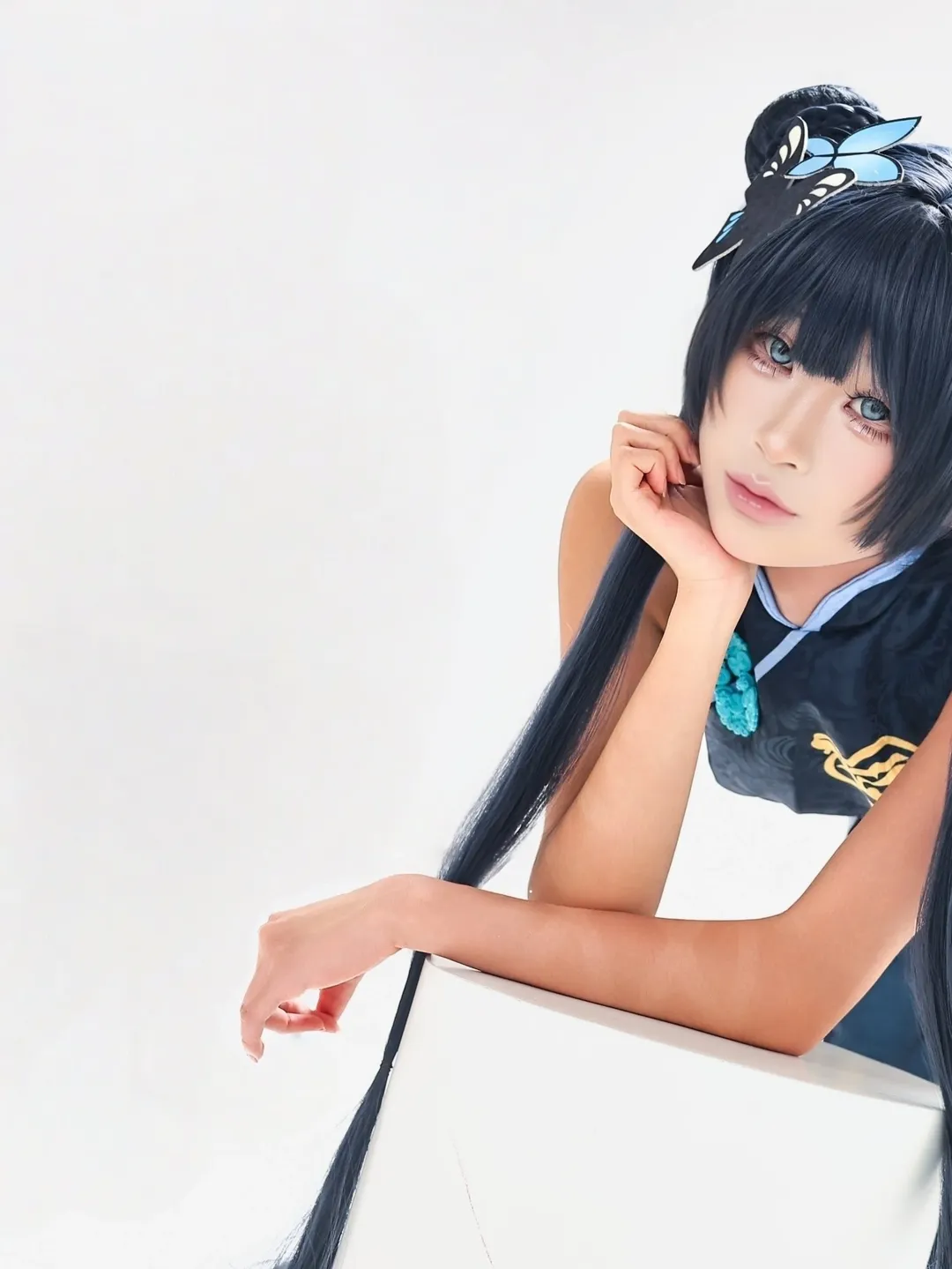 白ホリ撮影, ブルーアーカイブ, キサキ コスプレ, メイク・スタイリングの紹介, コスプレ撮影