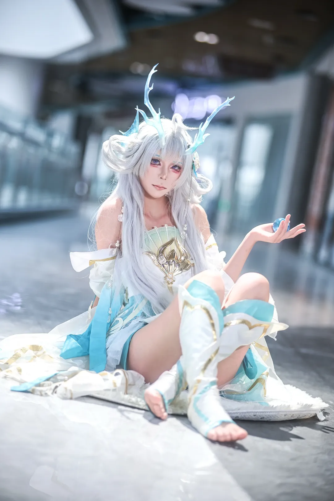 cosplay, 场照, 西施cos, 清冷风, 龙珠为契