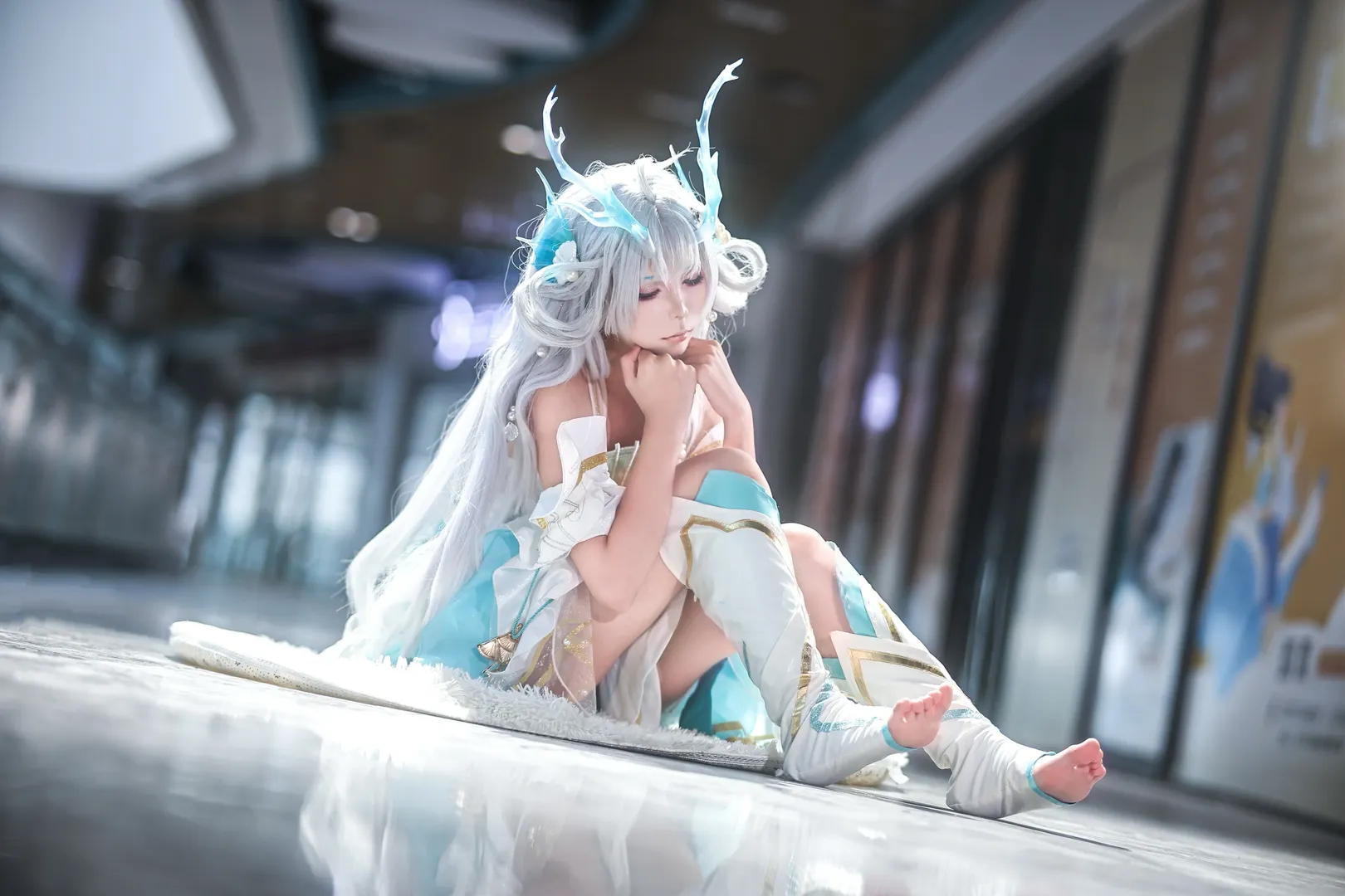 cosplay, 场照, 西施cos, 清冷风, 龙珠为契 - 第2张