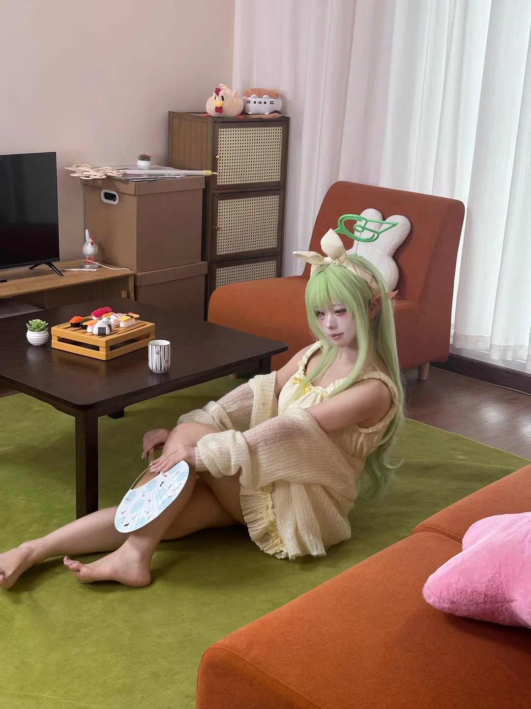 蔚蓝档案, 睡衣cosplay, 二次元日常, 橘光cos, 居家穿搭 - 第1张