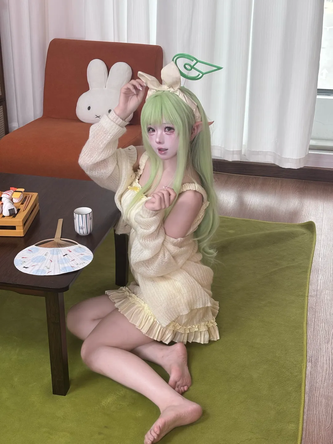 蔚蓝档案, 睡衣cosplay, 二次元日常, 橘光cos, 居家穿搭