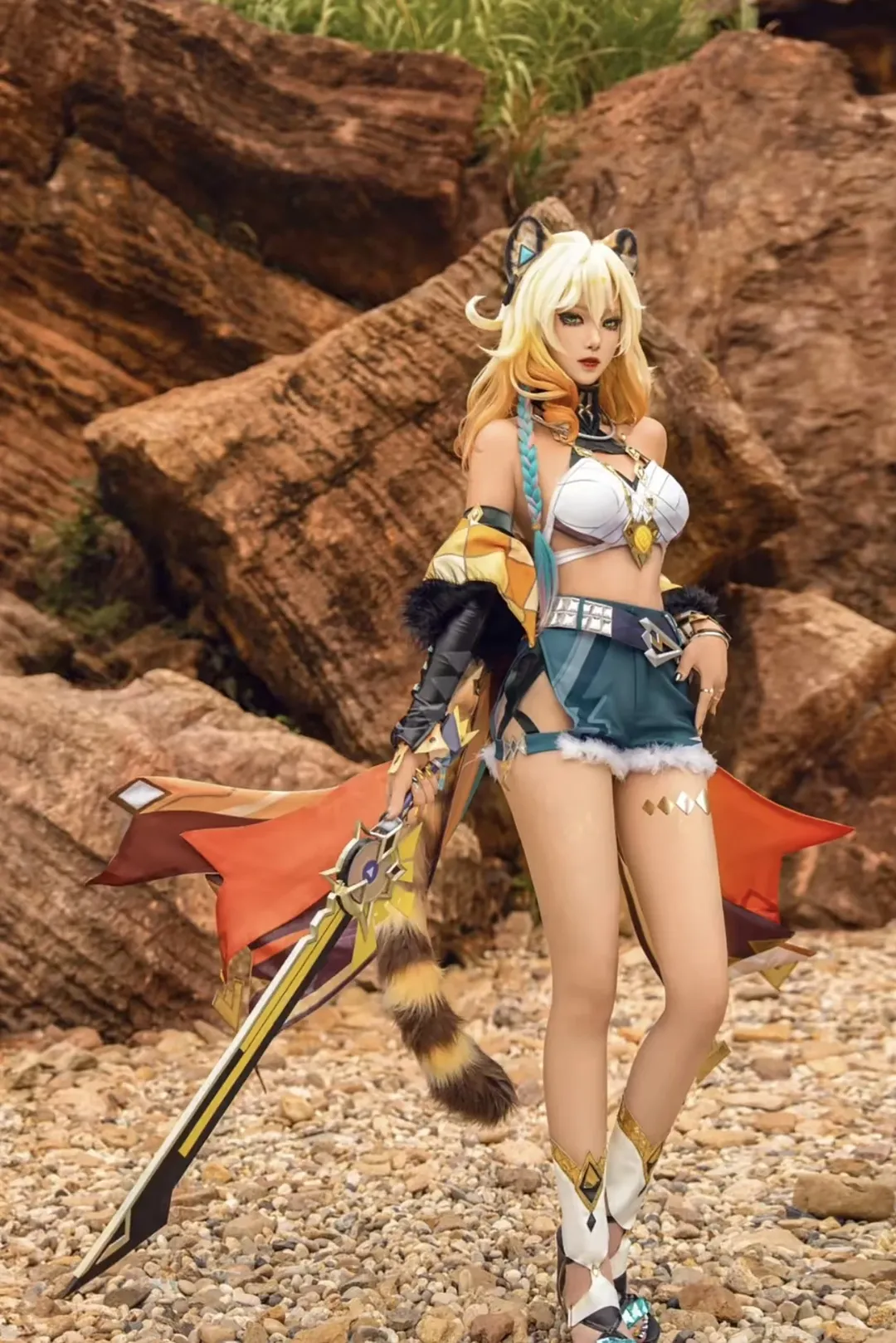 二次元, 原神, cosplay, 戶外攝影, 希諾寧cos