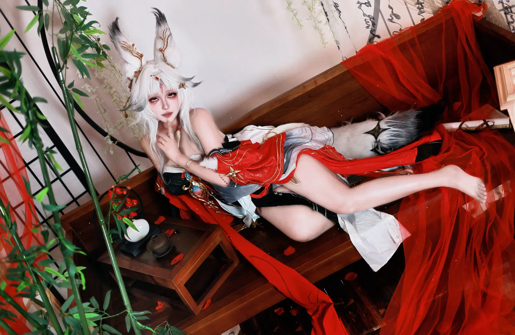 【心月狐コスプレ】『鳴潮』心月狐が織りなす中秋の古風幻境 - 顾衍 - 2枚目
