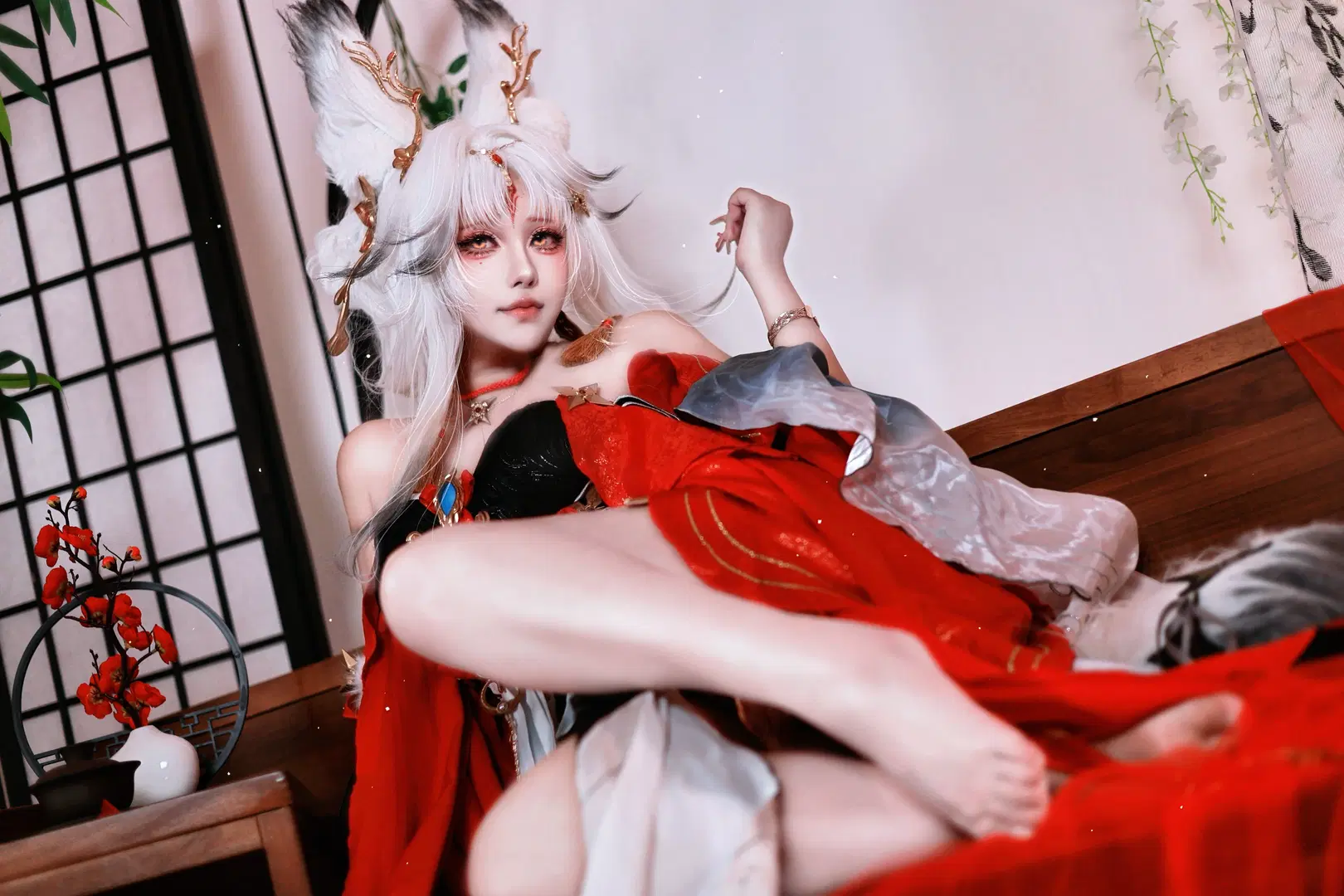 【心月狐コスプレ】『鳴潮』心月狐が織りなす中秋の古風幻境 - 顾衍 - 3枚目