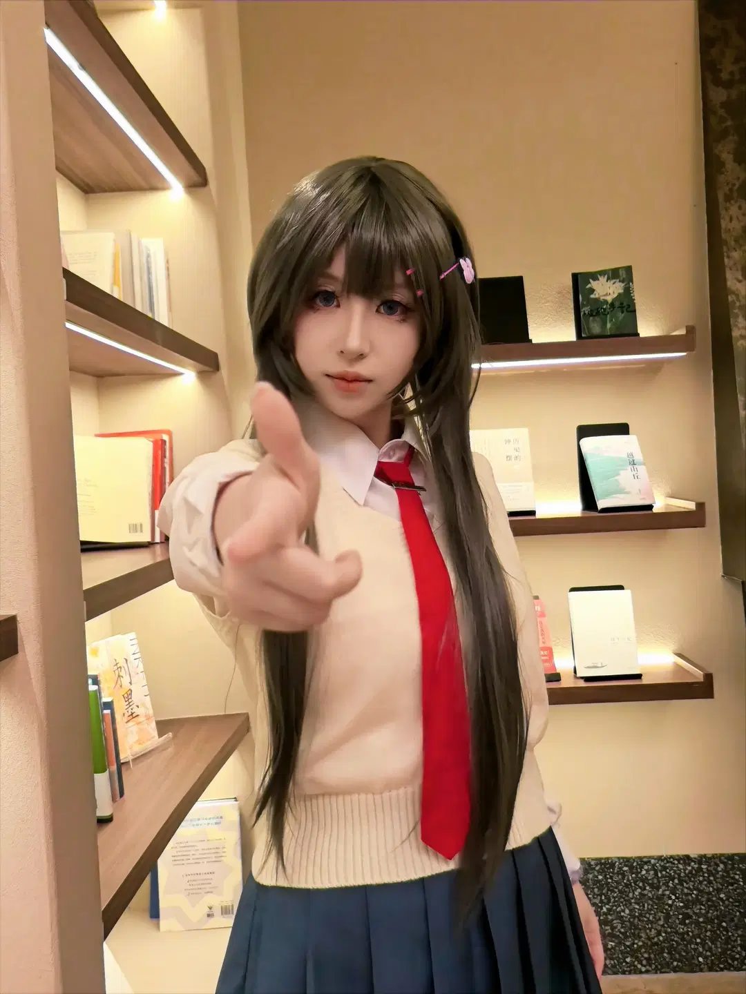 二次元, 动漫角色扮演, 樱岛麻衣cos, 青春猪头少年不会梦到兔女郎学姐, 学姐cos