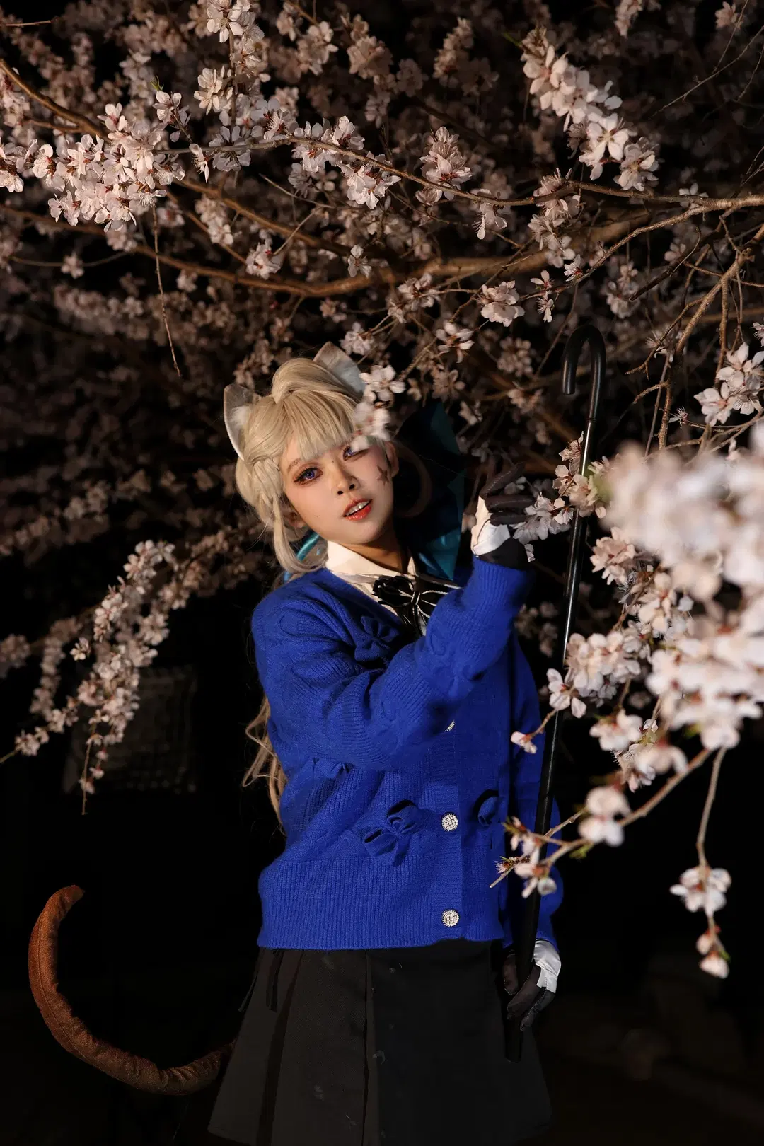 二次元摄影, 琳妮特cos, cosplay分享, 玉渊潭夜樱, 佳能r62