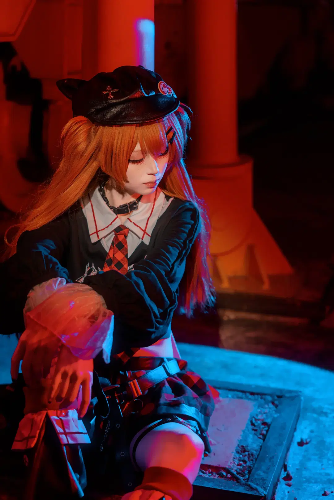 【明日香cos】新世紀福音戰士工業廢墟夜景記錄 - Zhu_SAMA - 第14張