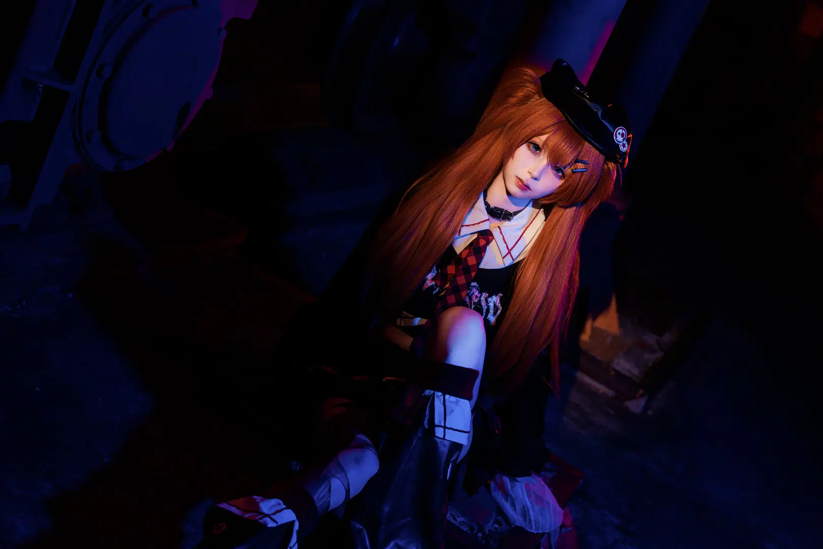 【明日香cos】新世紀福音戰士工業廢墟夜景記錄 - Zhu_SAMA - 第15張