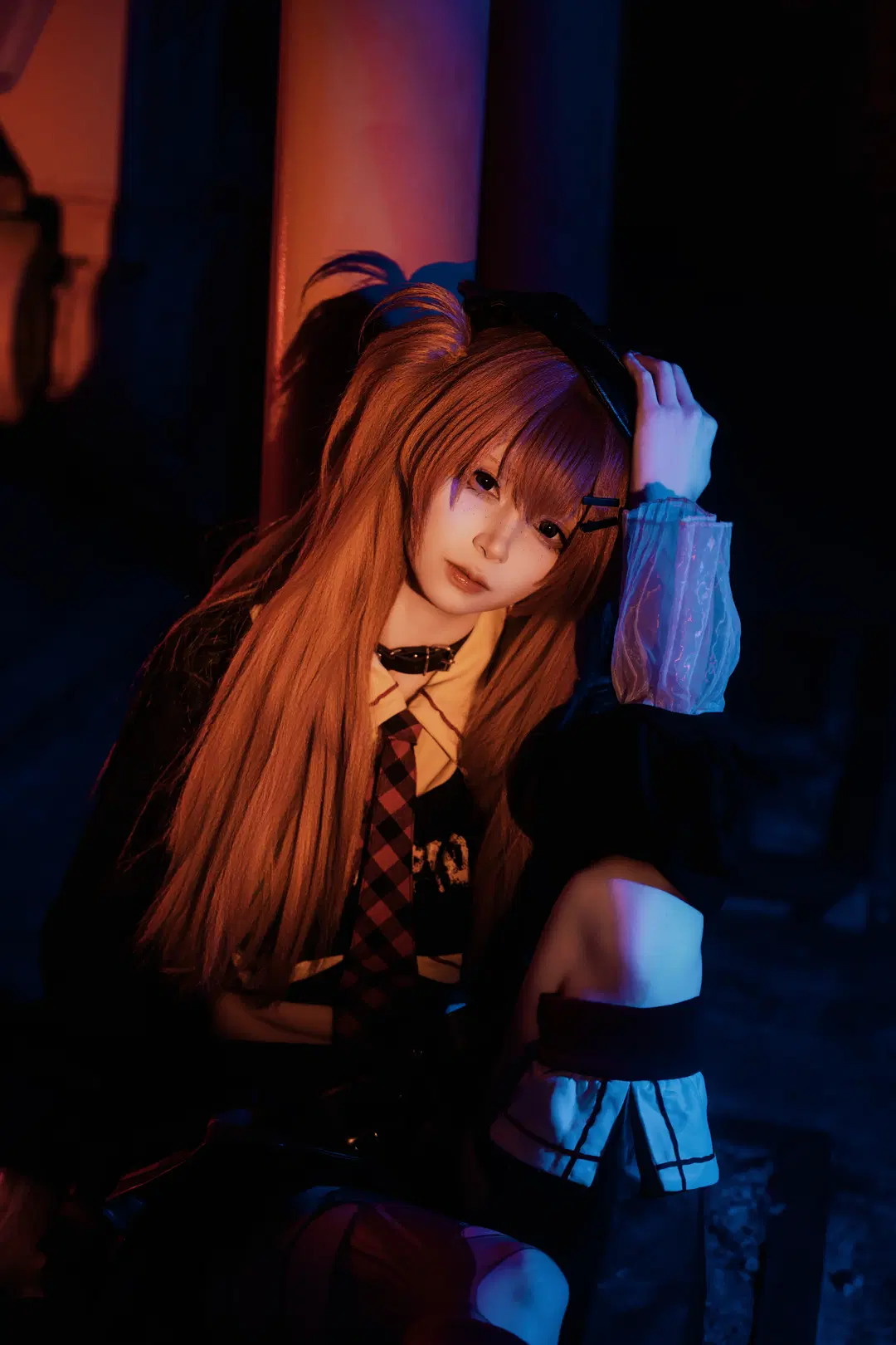 【明日香cos】新世紀福音戰士工業廢墟夜景記錄 - Zhu_SAMA - 第2張