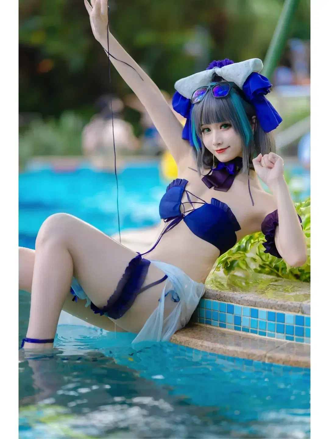 二次元, コスプレ, 長隆水上楽園, プールパーティー, チェシャー コスプレ