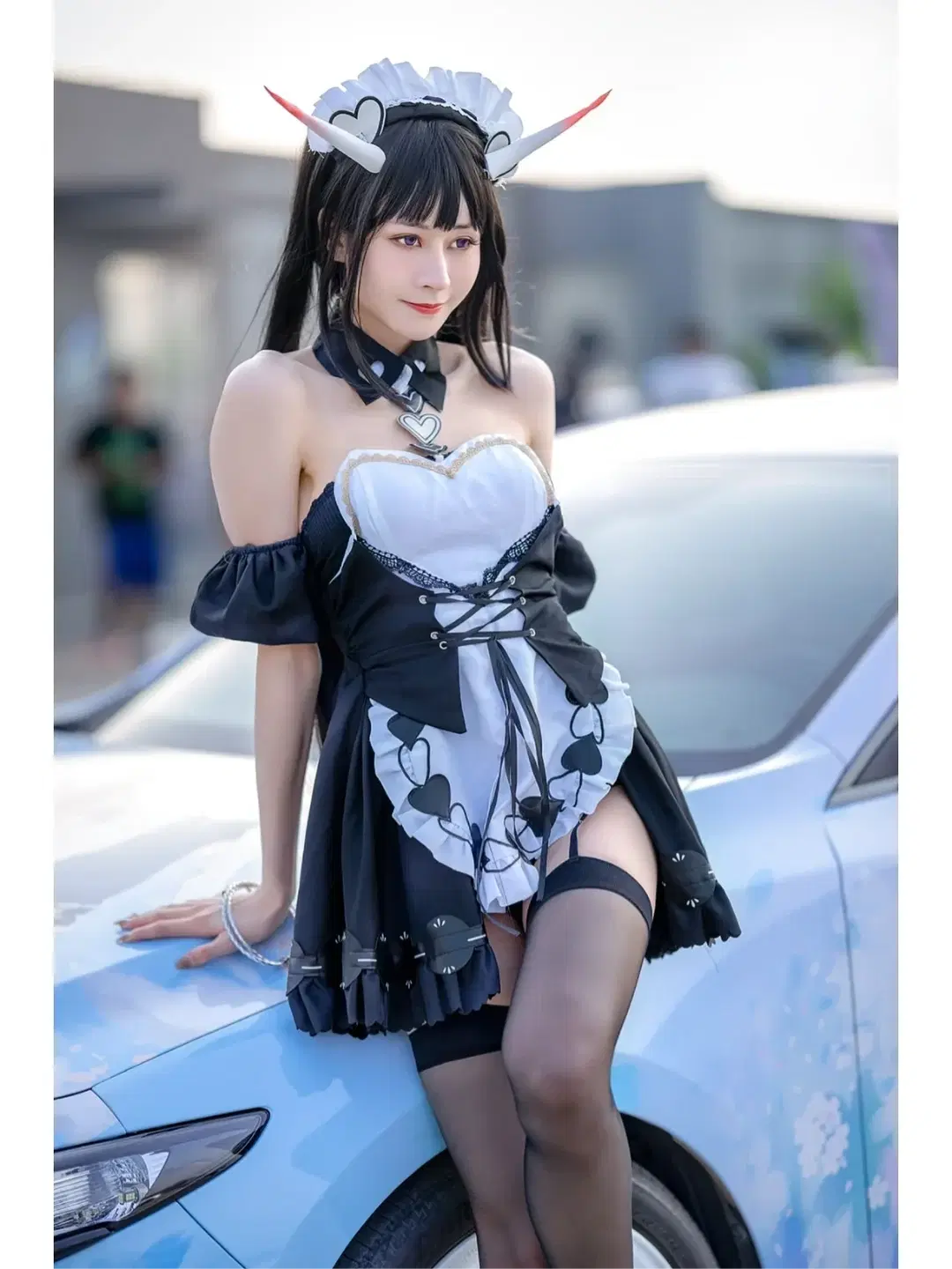 【能代cos】痛车展上的一抹黑白交错 - Kirito君 - 第2张