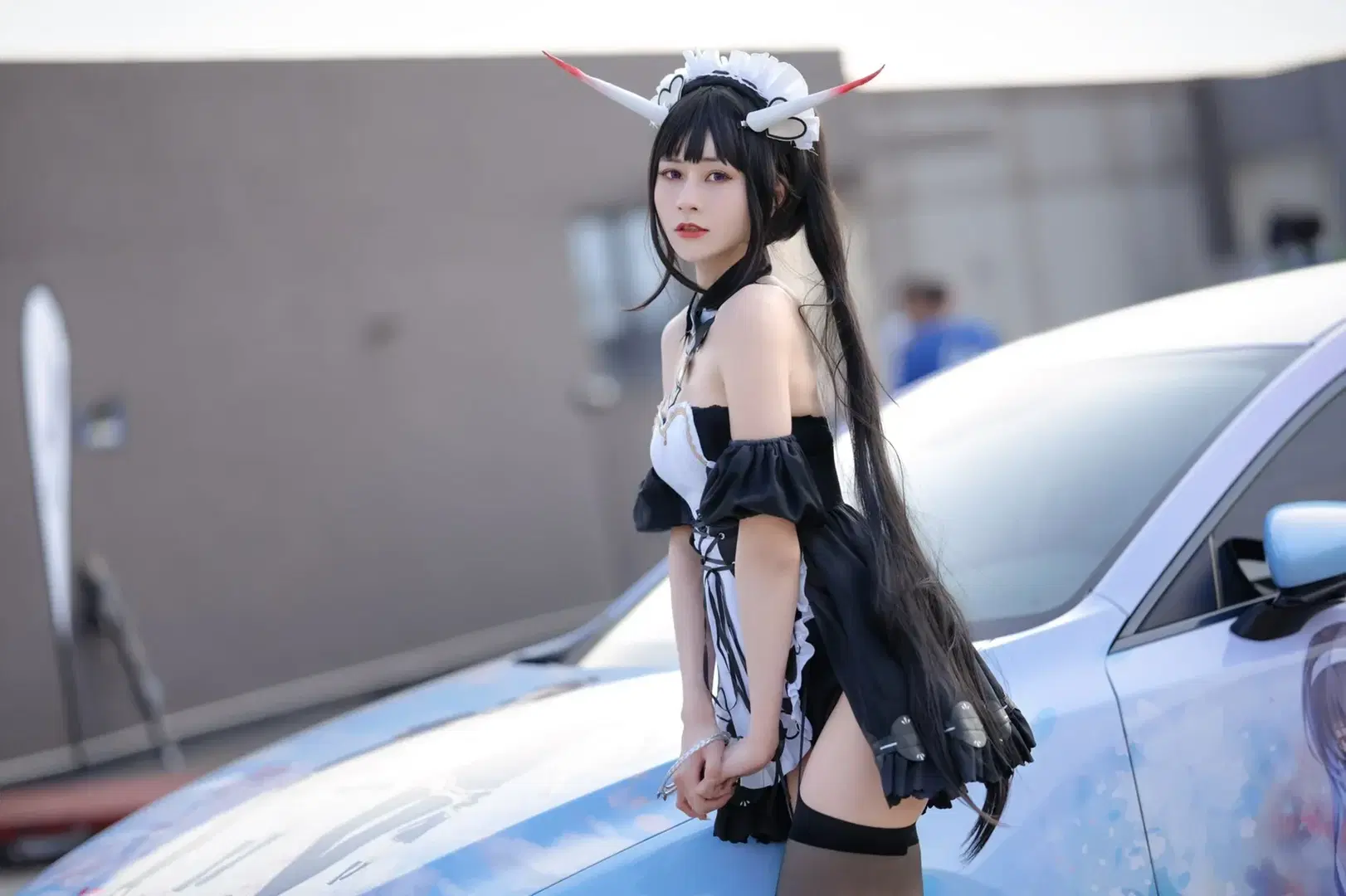【能代cos】痛车展上的一抹黑白交错 - Kirito君 - 第4张
