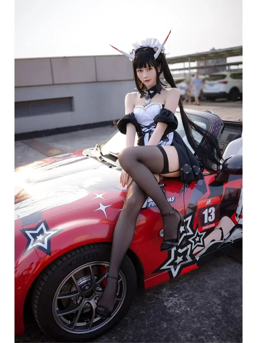 【能代cos】痛车展上的一抹黑白交错 - Kirito君 - 第6张