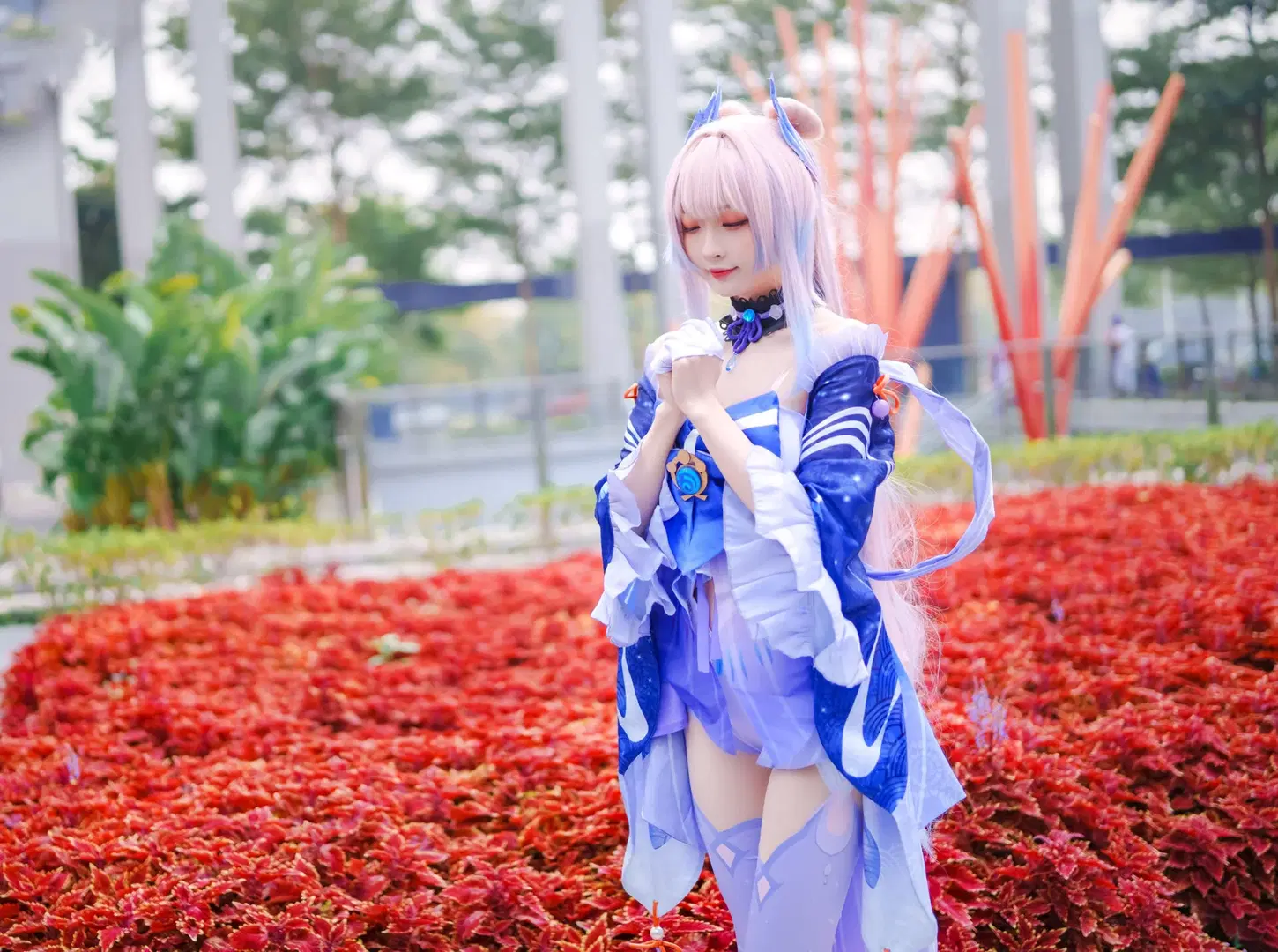 [Sangonomiya Kokomi cosplay] Gentle as Water: A Pearlescent Illusion by Kirito君 - Image 8
