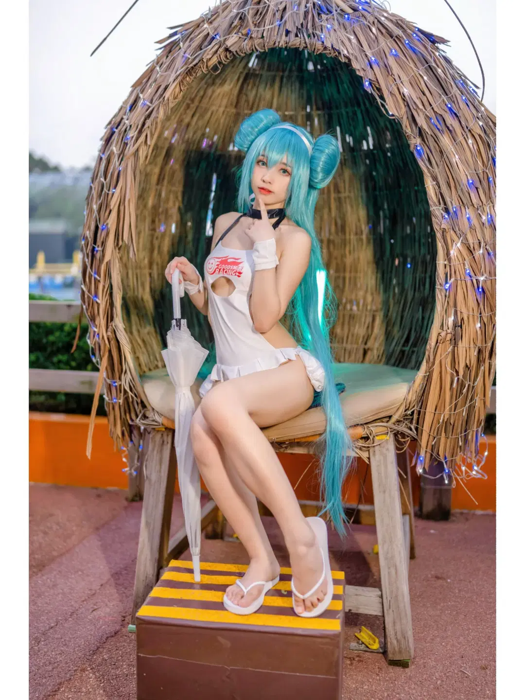 [Hatsune Miku cosplay] Chimelong Swimsuit Finale: Peak Summer Refreshing Vibes by Kirito君 - Image 2
