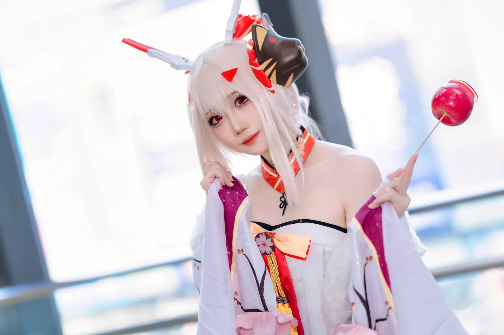 綾波 コスプレ アズールレーン 元旦ホタルアニメフェス、りんご飴を持って指揮官に会いに行く - Kirito君 - 3枚目