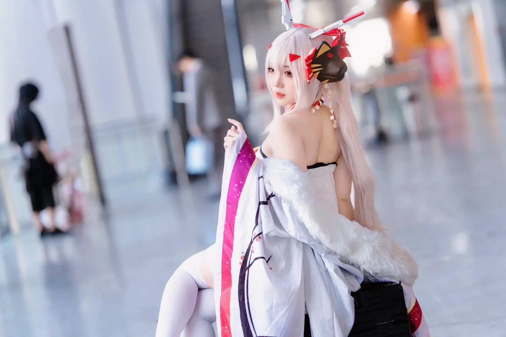 綾波 コスプレ アズールレーン 元旦ホタルアニメフェス、りんご飴を持って指揮官に会いに行く - Kirito君 - 4枚目