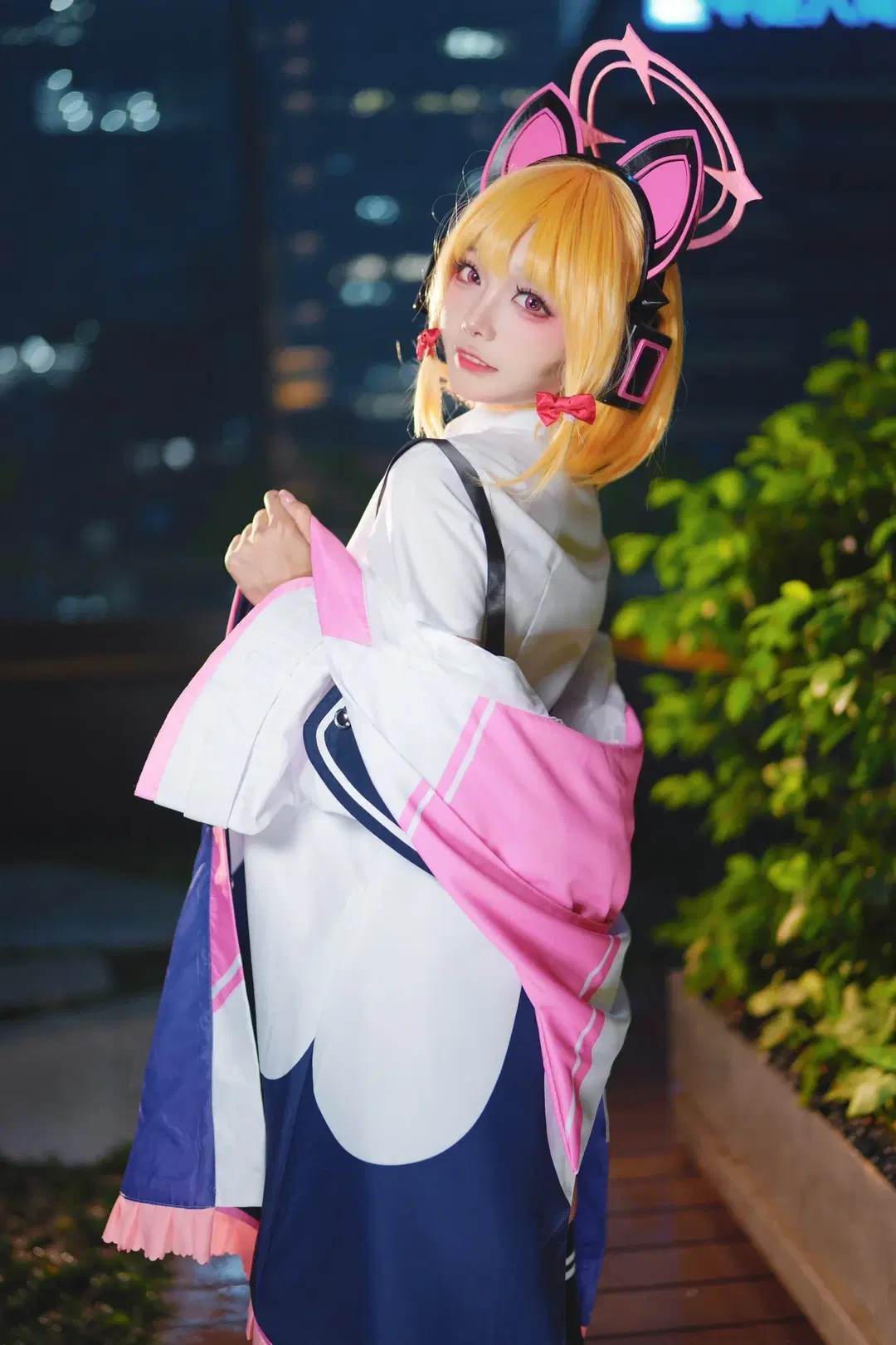 [Saiba Momoi cosplay] Blue Archive Night Photography Record by Kirito君 - Image 2
