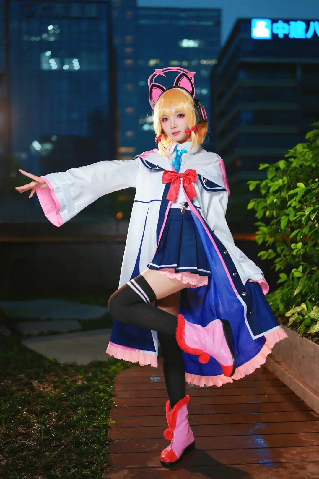 [Saiba Momoi cosplay] Blue Archive Night Photography Record by Kirito君 - Image 6