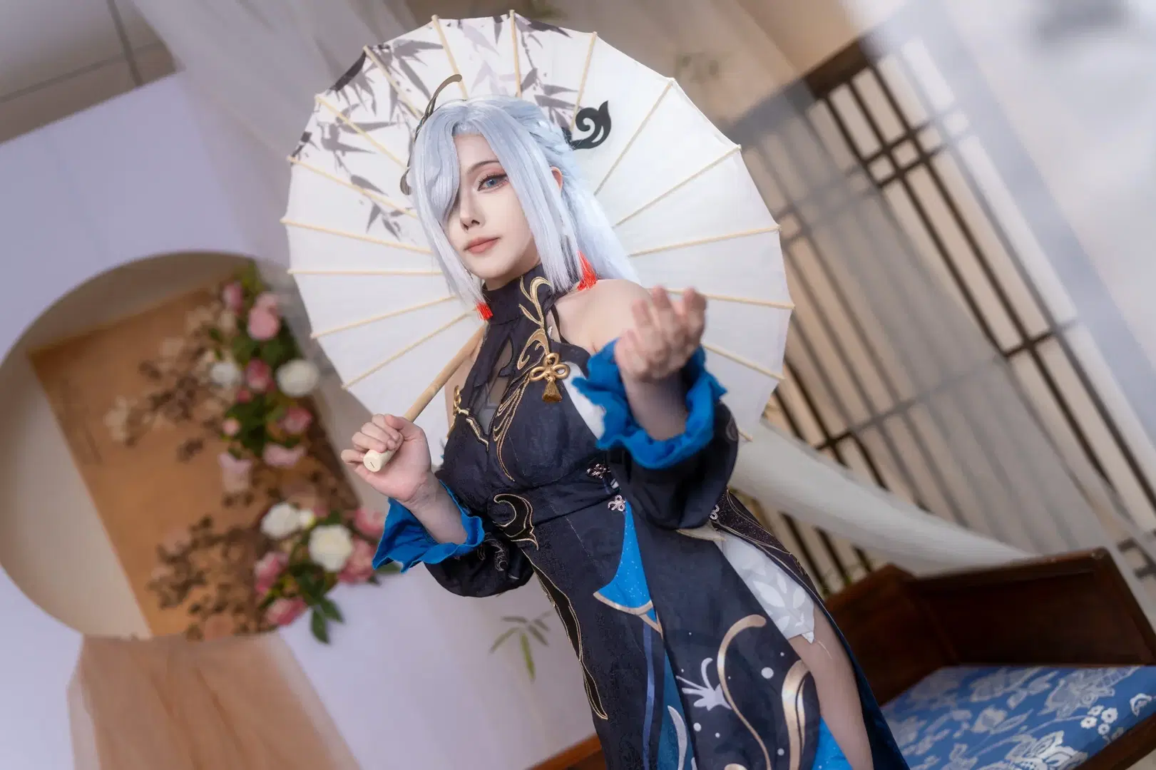 【申鶴 コスプレ】『原神』冷花幽露、もし貴方がこの心を解すのなら - Kirito君 - 8枚目