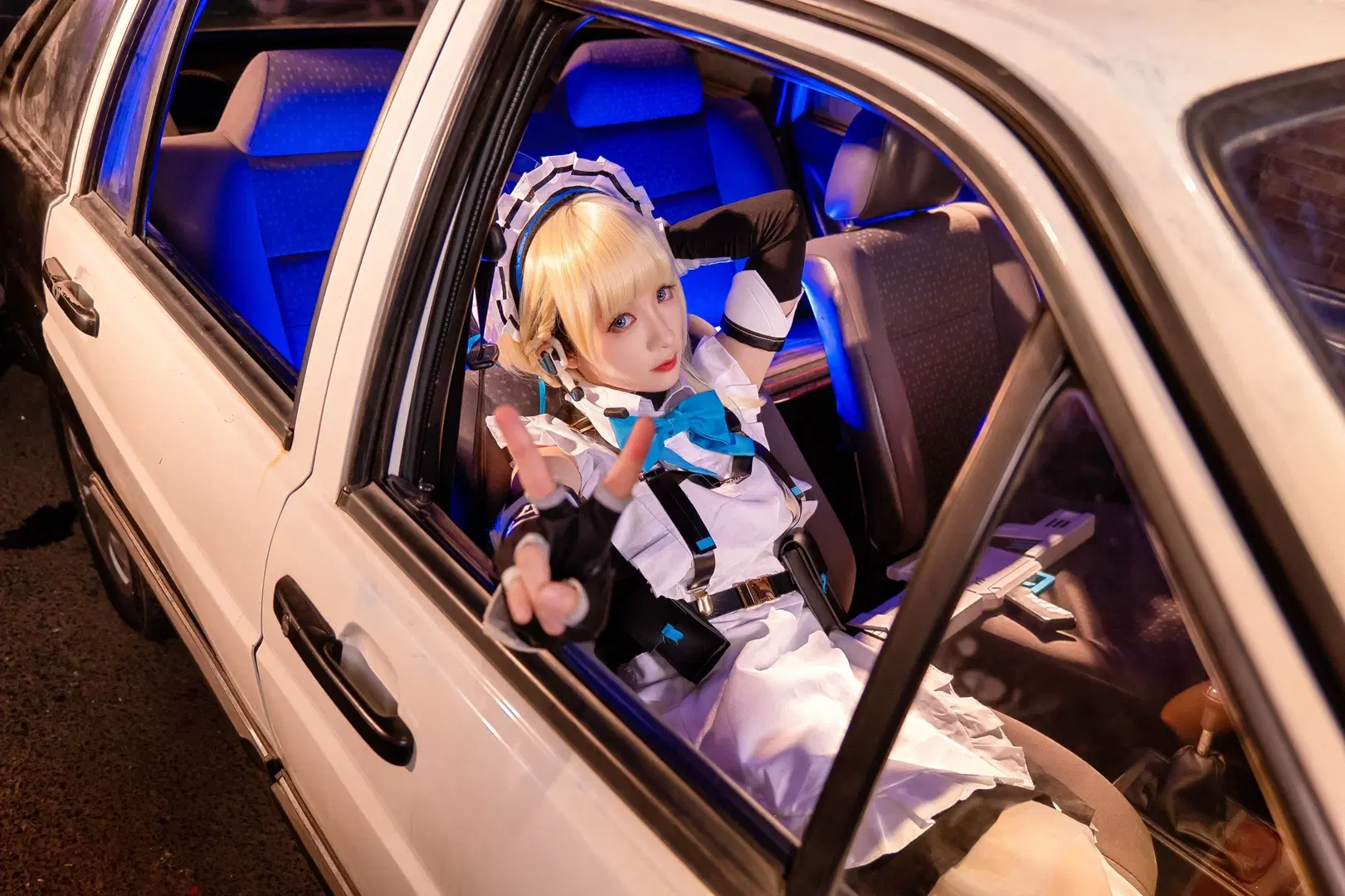【飛鳥馬トキ コスプレ】『ブルーアーカイブ』夜の路地裏に出撃 - Kirito君 - 10枚目