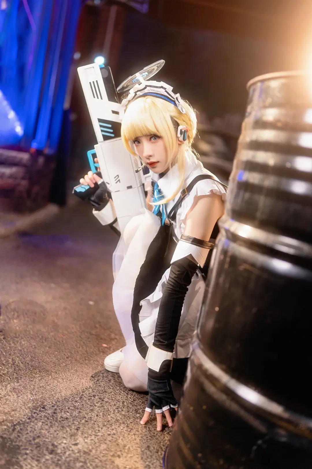 【飛鳥馬トキ コスプレ】『ブルーアーカイブ』夜の路地裏に出撃 - Kirito君 - 11枚目