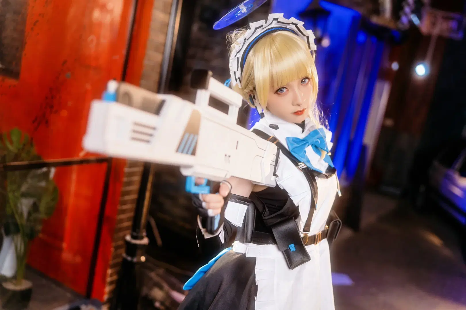 【飛鳥馬トキ コスプレ】『ブルーアーカイブ』夜の路地裏に出撃 - Kirito君 - 8枚目