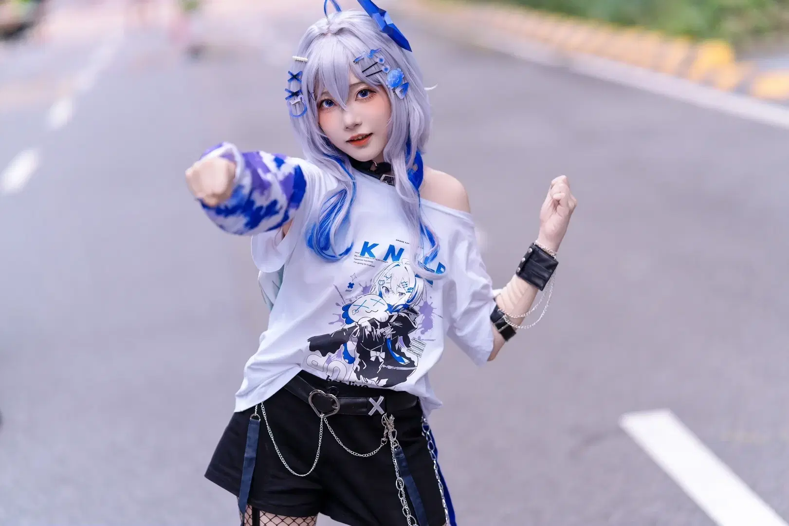 【天音かなた コスプレ】ストリートの活気あふれるホロライブ - Kirito君 - 13枚目