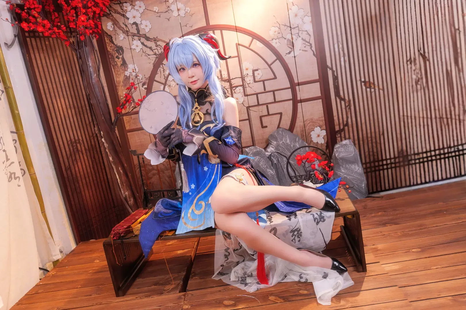 原神, 甘雨 コスプレ, 古風コスプレ, 甘雨 海灯祭, ストッキング