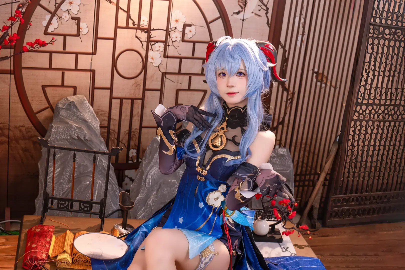 【甘雨 コスプレ】海灯祭のやさしきひととき、璃月の景色に秘められた詩情 - Kirito君 - 3枚目