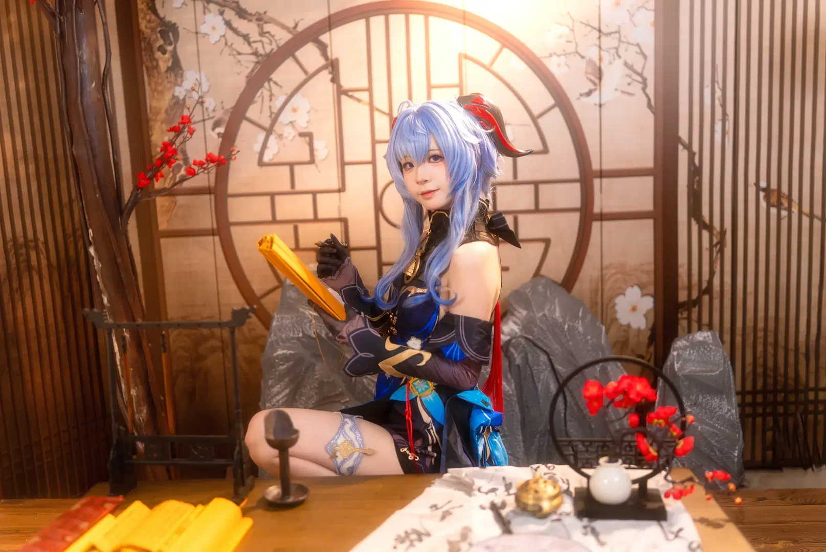 【甘雨 コスプレ】海灯祭のやさしきひととき、璃月の景色に秘められた詩情 - Kirito君 - 5枚目