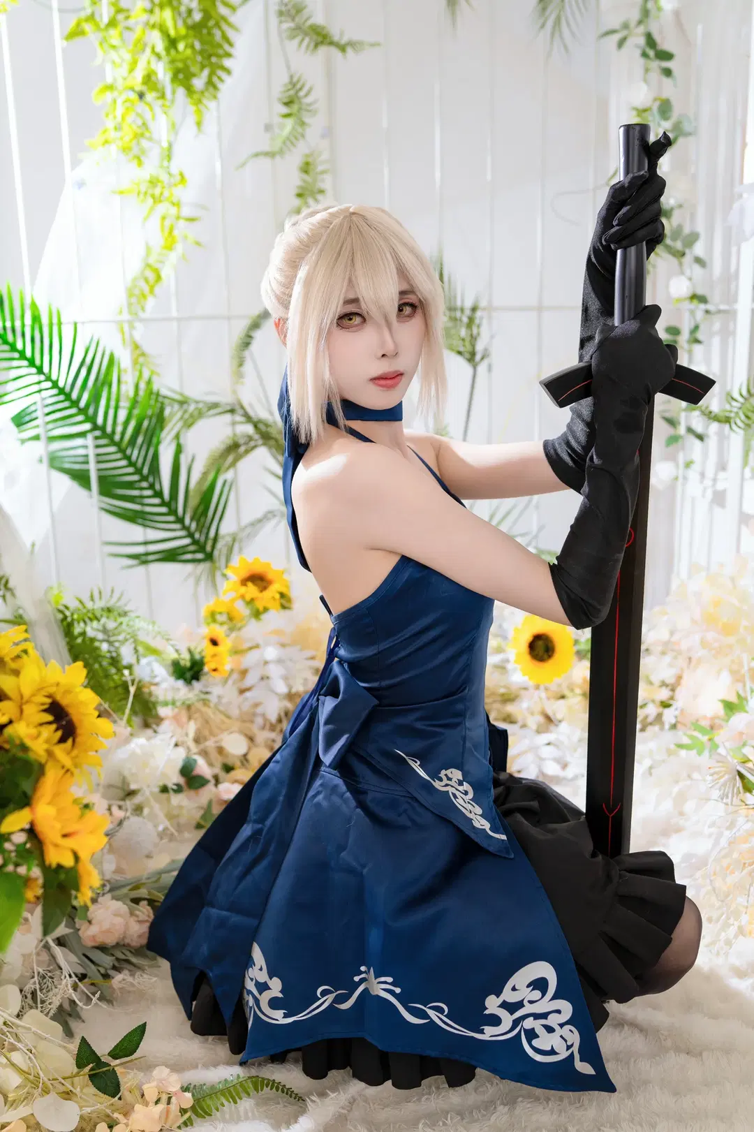 [Artoria Alter cosplay] Fate Saber Alter Official Photos, The Dark Knight King Wielding a Sword by Kirito君 - Image 2