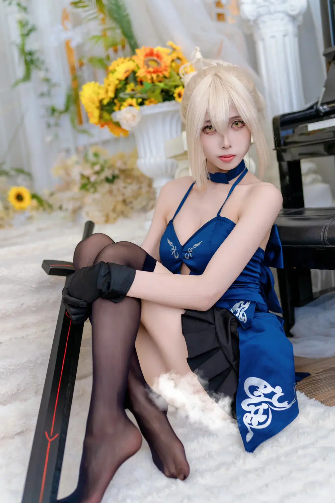 [Artoria Alter cosplay] Fate Saber Alter Official Photos, The Dark Knight King Wielding a Sword by Kirito君 - Image 8